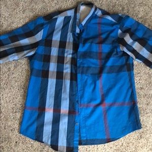 Burberry long sleeve button down shirt